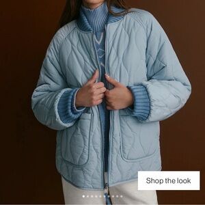 Varley Serina Reversible Quilt/Sherpa Jacket- Never worn NWT